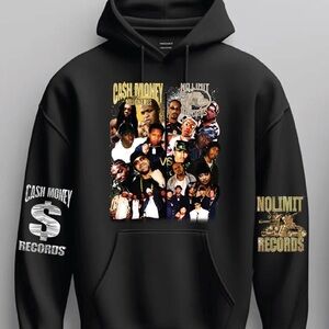 CashMoney Vs No Limit Pullover Hoodie New S-5XL 2025  Verzus Sweater